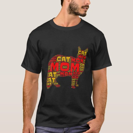 Funny Cat mama Moederdag T-shirt (Voorkant)