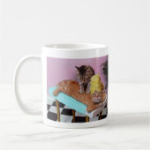 Funny Cat Massage Koffiemok (Links)