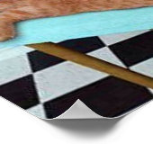 Funny Cat Massage Poster (Hoek)