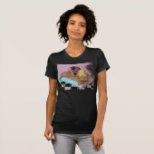Funny Cat Massage T-shirt (Voorkant volledig)