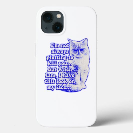 Funny cat meme for cat-eigenaars en kat-liefhebber Case-Mate iPhone case (Achterkant)