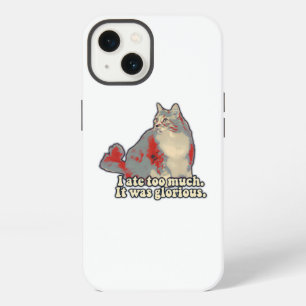 Funny cat meme for kitten lovers and owners iPhone 13 hoesje
