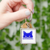 Funny cat meme for kitten owners and lovers sleutelhanger (Hand)
