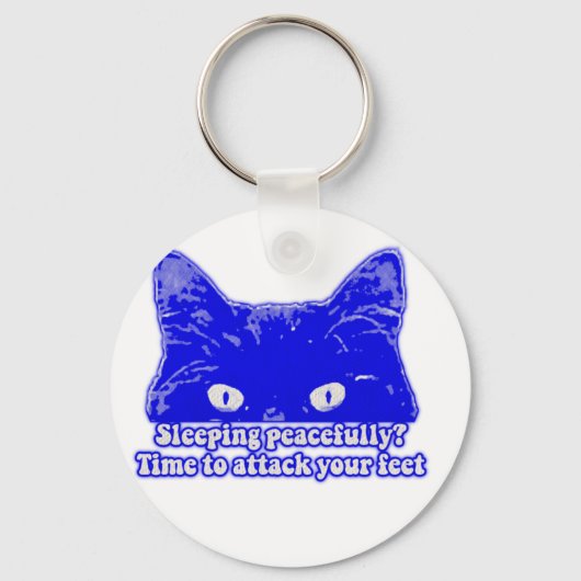 Funny cat meme for kitten owners and lovers sleutelhanger (Voorkant)