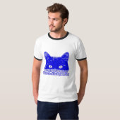 Funny cat meme for kitten owners and lovers t-shirt (Voorkant volledig)