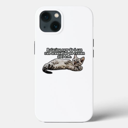 Funny cat meme for kitty persons and cat owners Case-Mate iPhone case (Achterkant)