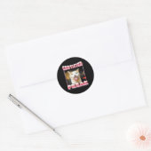 Funny Cat Meme - Gecertificeerde Freak Funny Cat M Ronde Sticker (Envelop)