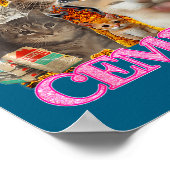 Funny Cat Meme I Eat Cement Japanese Quote Animal  Poster (Hoek)