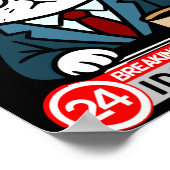 Funny Cat Meme Sarcastic Humor I Dont Care Cat  Poster (Hoek)