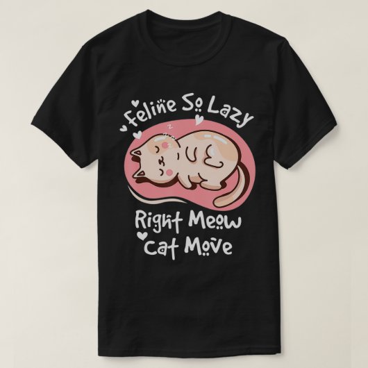 Funny Cat Meme T-shirt (Design voorkant)