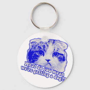 Funny cat meme voor kattenliefhebbers en katteneig sleutelhanger