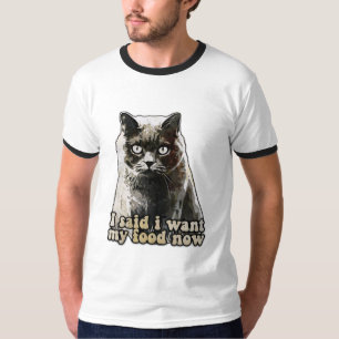 Funny cat meme voor kattenliefhebbers en kattenkat t-shirt
