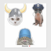 Funny Cat Memes Sticker (Vel)