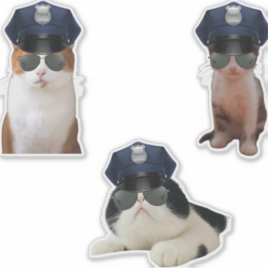Funny Cat Memes Sticker (Voorkant)