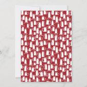 Funny Cat Meowy Kerstfeestdag Kaart (Achterkant)