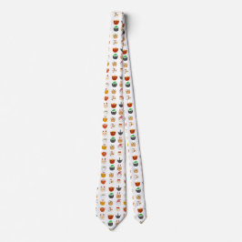 Funny Cat Meowy Kerstmis Stropdas