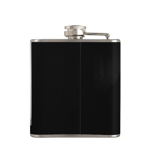 Funny Cat met bestaande crisis Heupfles (Achterkant)