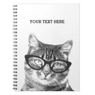 Funny cat met foto-notitieboek notitieboek