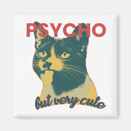 Funny Cat met Tongue uit Magneet