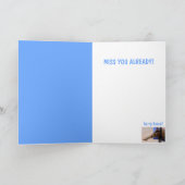 Funny Cat Miss U Kaart (Binnen)