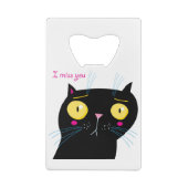 Funny cat mist je creditkaart flessenopener (Achterkant)