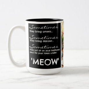 Funny Cat Mok - "Filed Under MEOW"