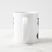 Funny Cat Mok - Grumpy Grey Cat (Achterkant)