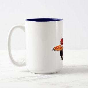 Funny Cat Mok – Pizza Lover Gift Koffiekopje