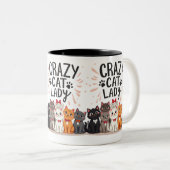 Funny Cat Mok Wrap Cat Lovers cadeau Mok gesneden  (Voorkant rechts)