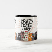 Funny Cat Mok Wrap Cat Lovers cadeau Mok gesneden  (Center)