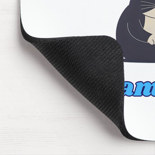Funny cat mousepad muismat (Hoek)