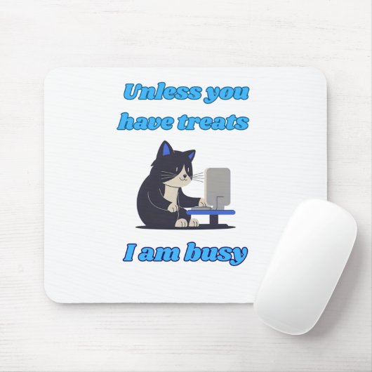Funny cat mousepad muismat (Met muis)