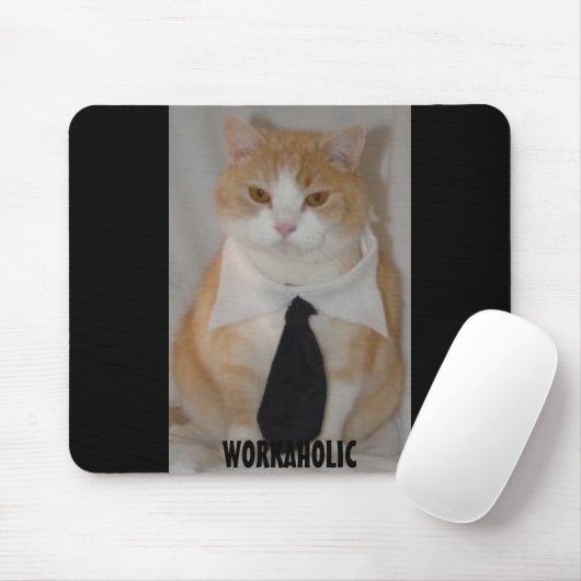 Funny Cat Mousepad Muismat (Met muis)