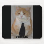 Funny Cat Mousepad Muismat (Voorkant)