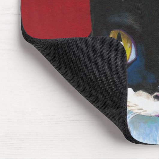 Funny Cat Mousepad Muismat (Hoek)