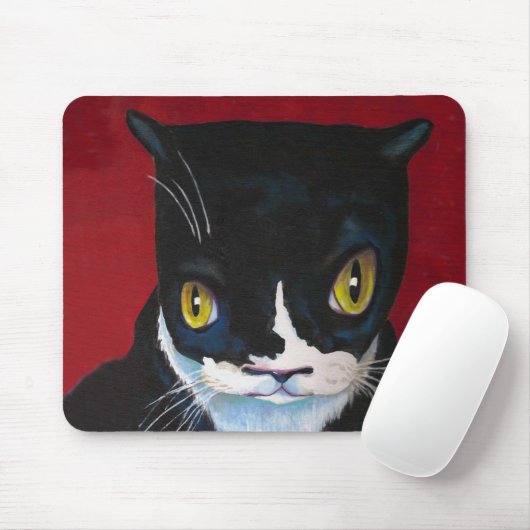 Funny Cat Mousepad Muismat (Met muis)