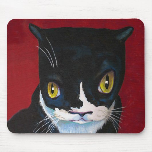Funny Cat Mousepad Muismat (Voorkant)