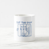 Funny Cat Mug– Got Too Silly Jail Kitty Coffee Cup Koffiemok (Center)