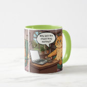 Funny cat mug mok (Voorkant rechts)