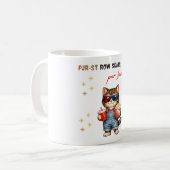 Funny Cat Mug Movie Night Koffiemok (Voorkant links)