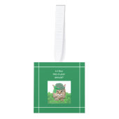 Funny Cat op St. Patrick's Day Decoratie (Voorkant)