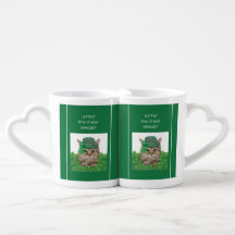 Funny Cat op St. Patrick's Day