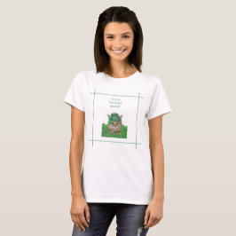 Funny Cat op St. Patrick's Day T-shirt