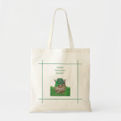 Funny Cat op St. Patrick's Day Tote Bag (Voorkant)