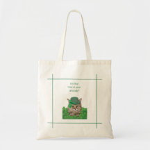 Funny Cat op St. Patrick's Day