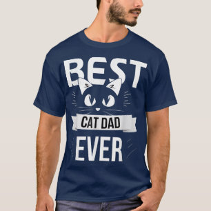 Funny Cat Papa, Beste kattevader ooit, Cool Cat Pa T-shirt