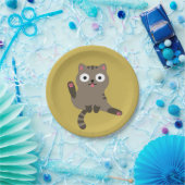 Funny Cat Papieren Bordje (Feest)