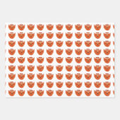 Funny Cat Pattern Kerstmis Inpakpapier Vel (Voorkant 3)