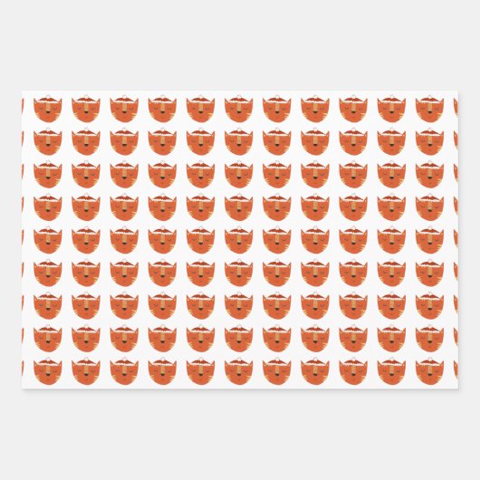 Funny Cat Pattern Kerstmis Inpakpapier Vel (Voorkant 3)