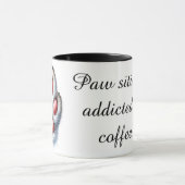 Funny Cat Paw Coffee Mug Mok (Midden)